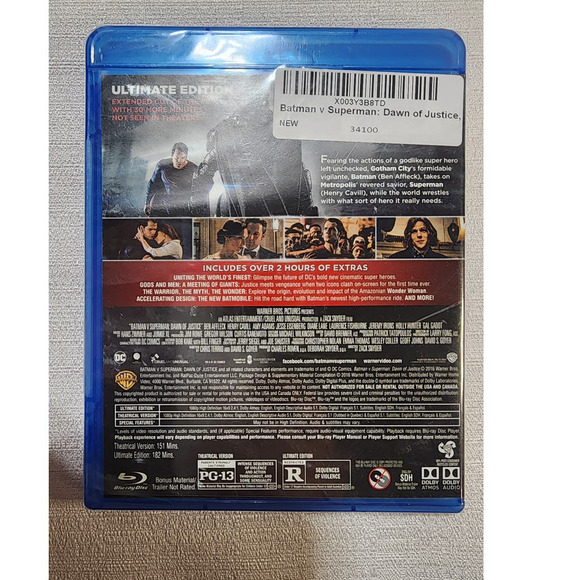 batman vs superman dawn of justice blue ray ultimate edition - Picture 4 of 6